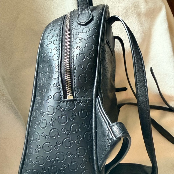 GUESS Embossed Black Backpack - Picture 6 of 7